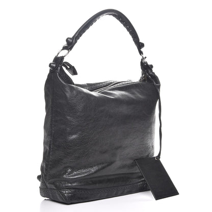 Balenciaga Agneau Giant Brogues Hardware Day Hobo Black 3 of 7