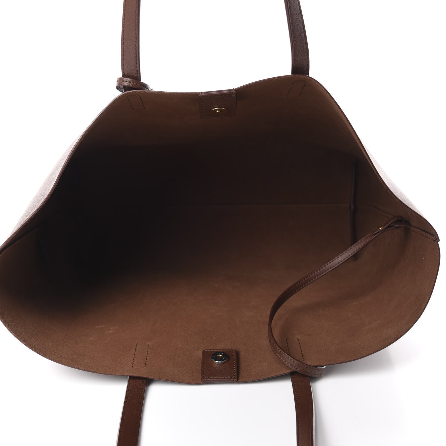 Saint Laurent Calfskin Large Shopping Tote Old Brandy 5 of 10