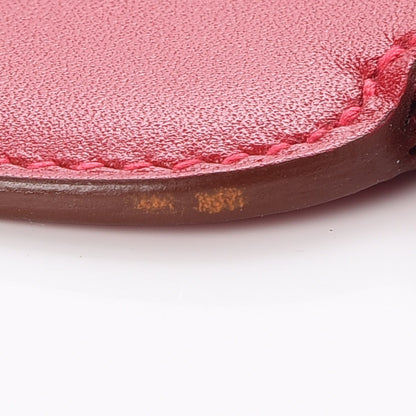 Hermes Tadelakt Tutti Frutti Pomme Coin Purse Wristlet Rouge Vif 8 of 9