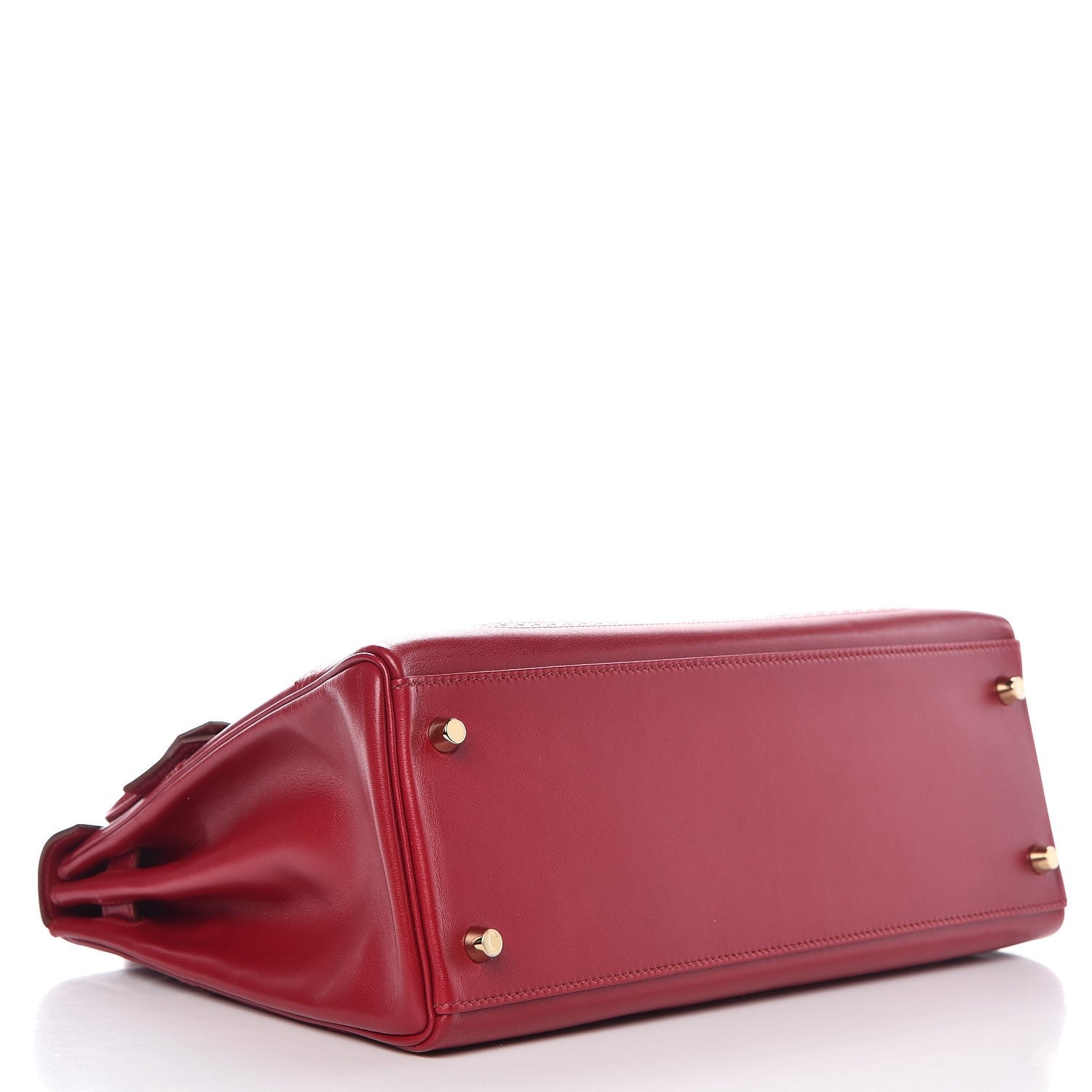Hermes Tadelakt Ghillies Kelly 32 Rubis 5 of 39