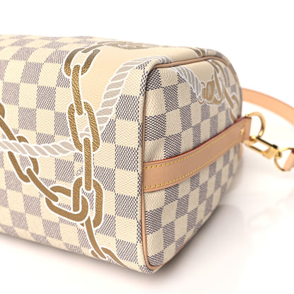 Louis Vuitton Damier Azur Nautical Speedy Bandouliere 25 9 of 10