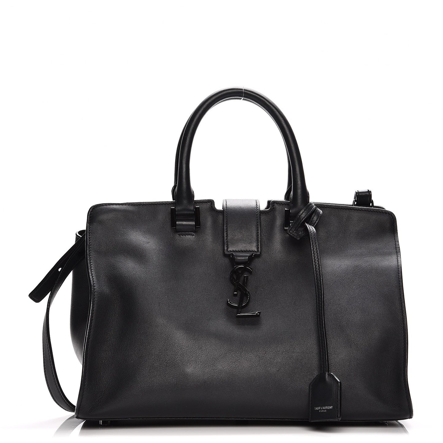 Smooth Calfskin Small Monogram Cabas Black