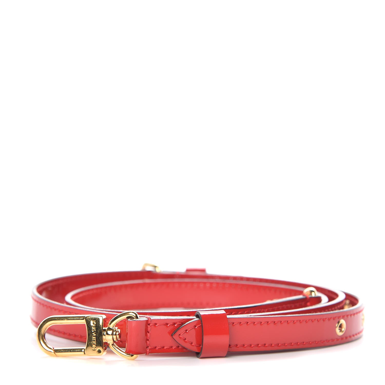 Louis Vuitton Patent 16mm Adjustable Shoulder Strap Cherry 1 of 4