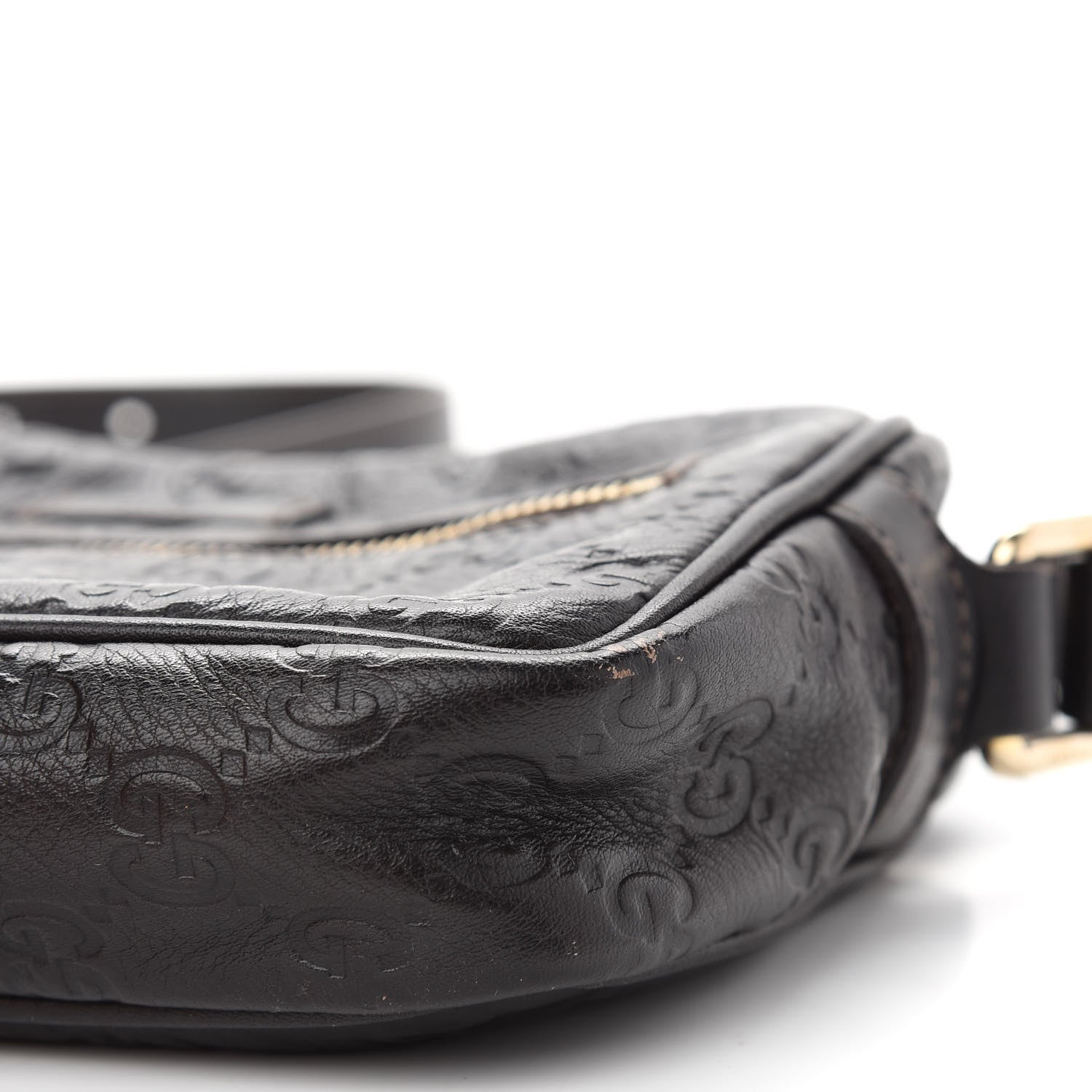 Gucci Guccissima Small Shoulder Bag Dark Brown 13 of 13
