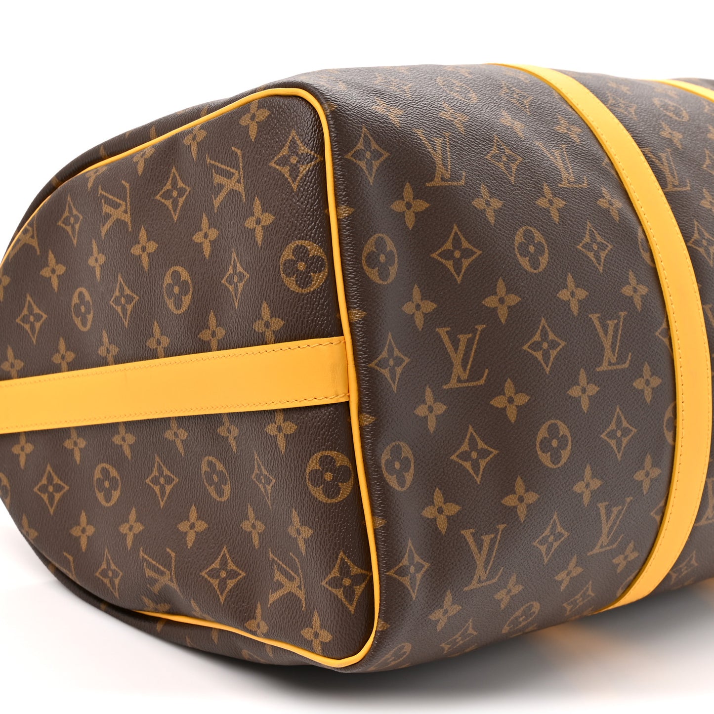 Monogram Macassar Keepall Bandouliere 50 Safran Yellow