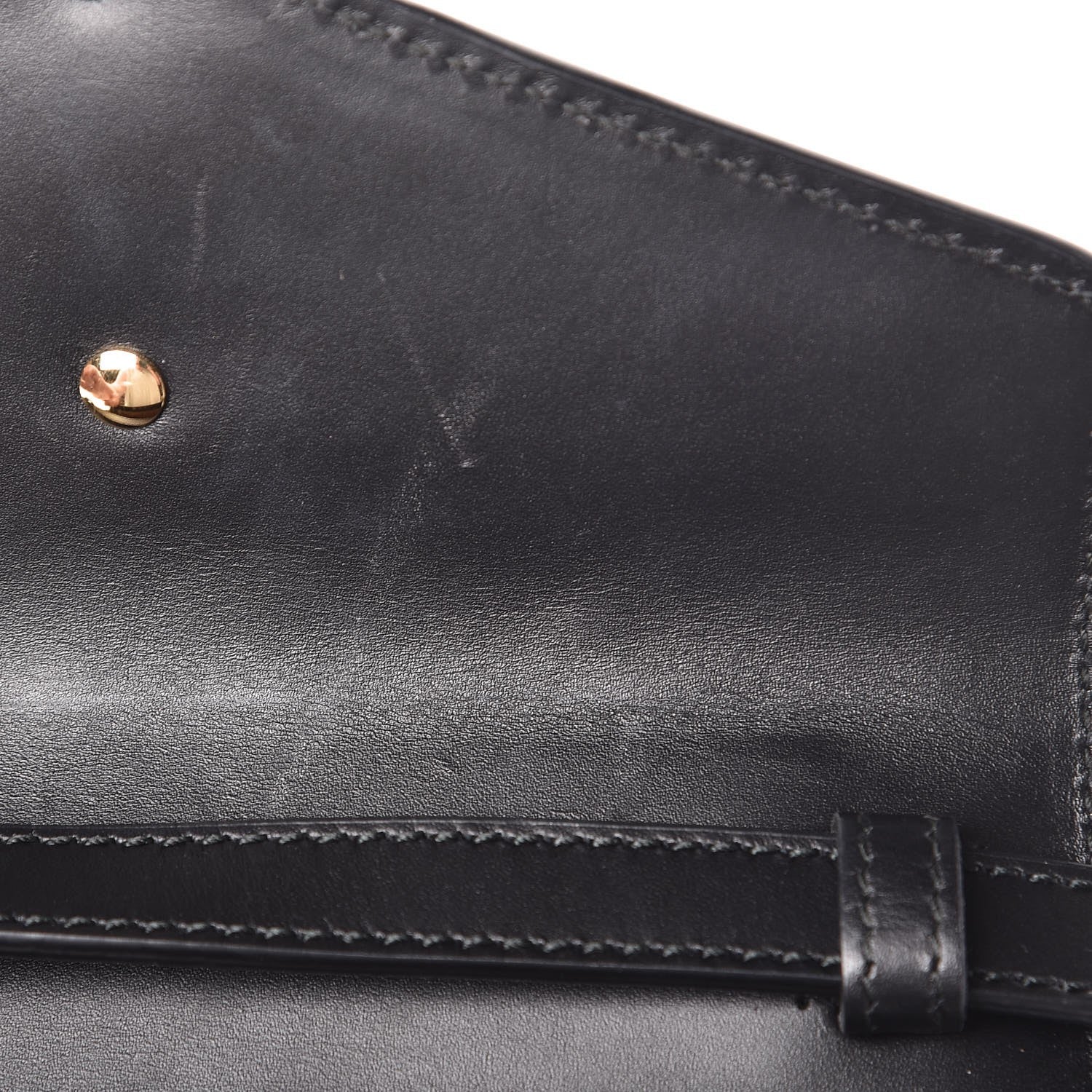 Gucci Calfskin Animal Studs Mini Sylvie Top Handle Bag Black 9 of 13
