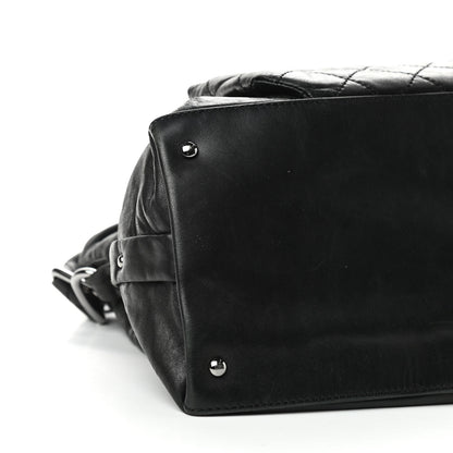 Chanel Lambskin Quilted Mademoiselle Hobo Black 8 of 11
