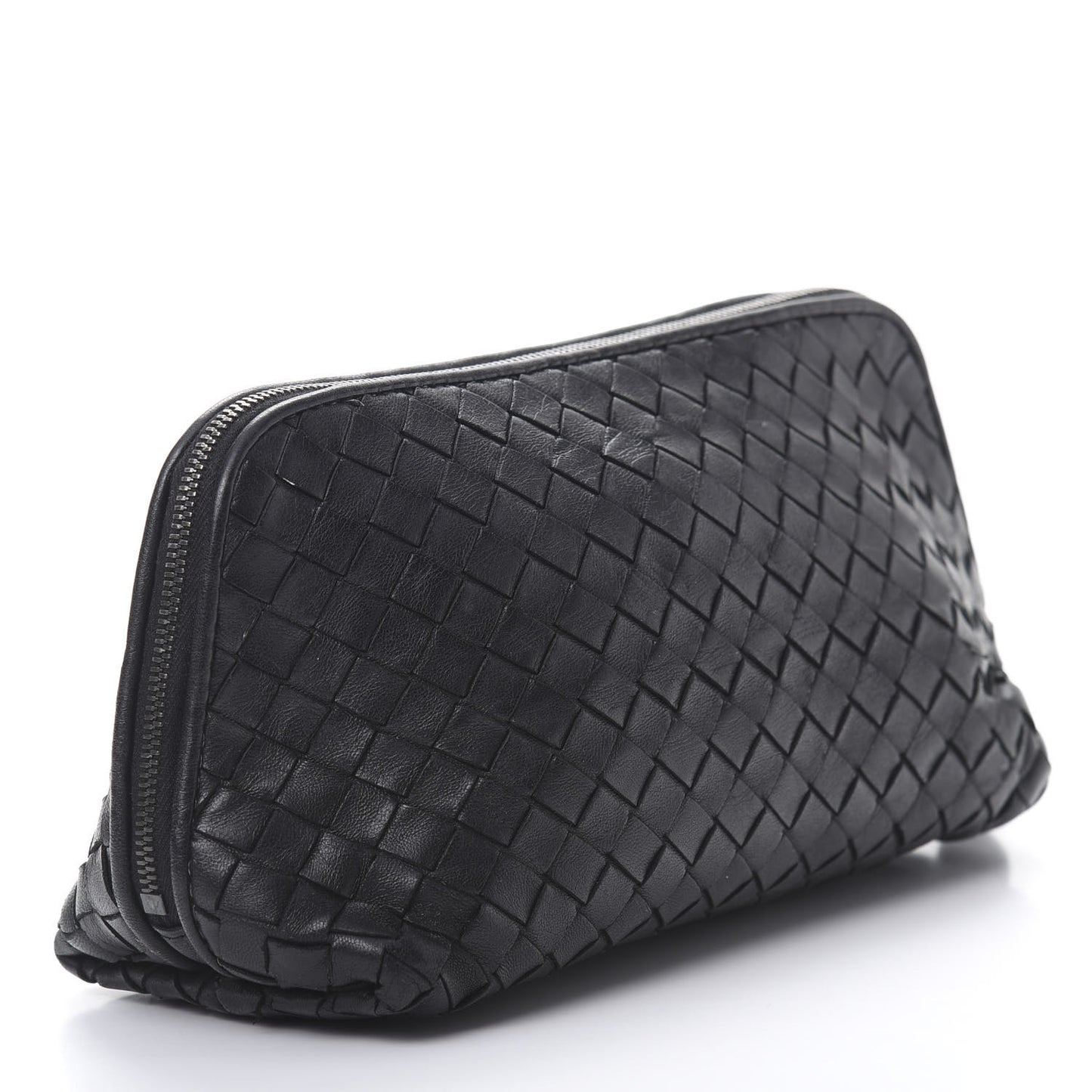 Nappa Intrecciato Cosmetic Case Black