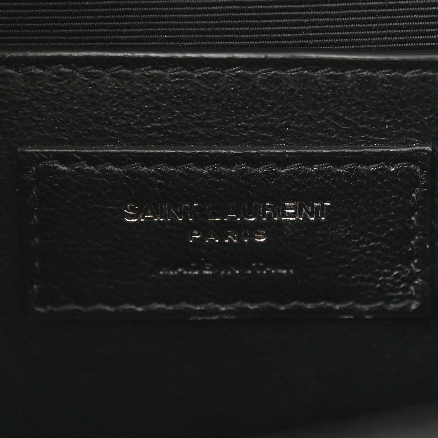 Saint Laurent Grain De Poudre Textured Mixed Matelasse Triquilt Medium Monogram Monochrome Satchel Black 6 of 11