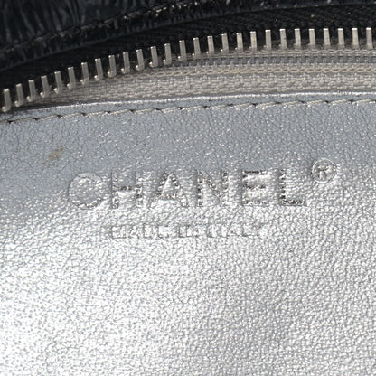 Chanel Patent Medium Luxe Ligne Bowler Black 6 of 12