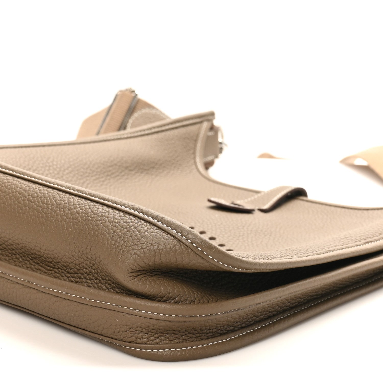 Hermes Taurillon Clemence Evelyne III PM Etoupe 10 of 10