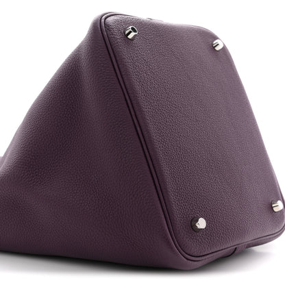 Hermes Taurillon Clemence Picotin Lock 22 MM Anemone 9 of 11