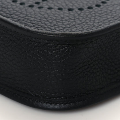 Hermes Taurillon Clemence Evelyne TPM Black 10 of 11