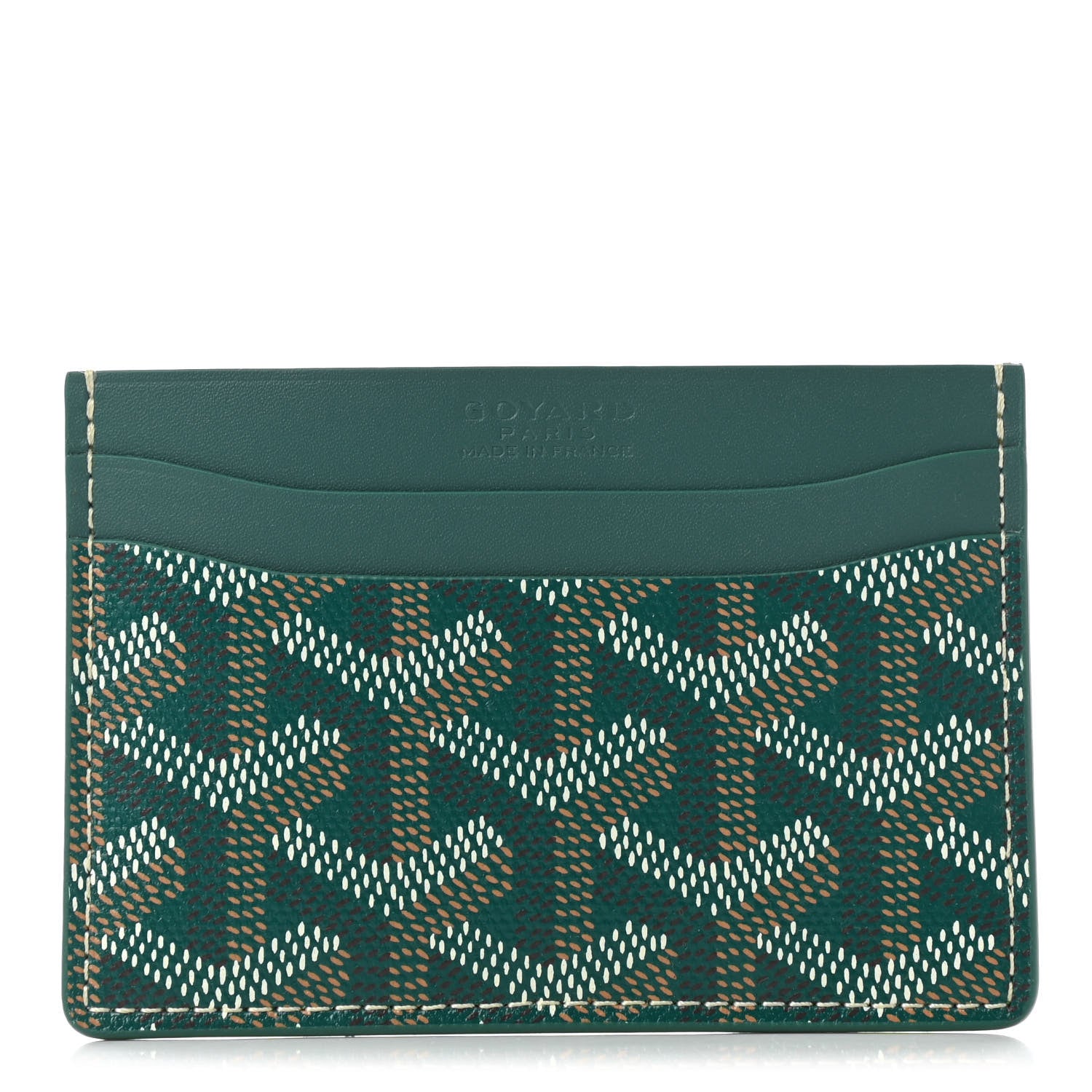 Goyard Goyardine Saint Sulpice Card Holder Green 1 of 8
