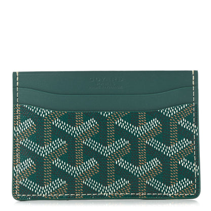 Goyard Goyardine Saint Sulpice Card Holder Green 1 of 8