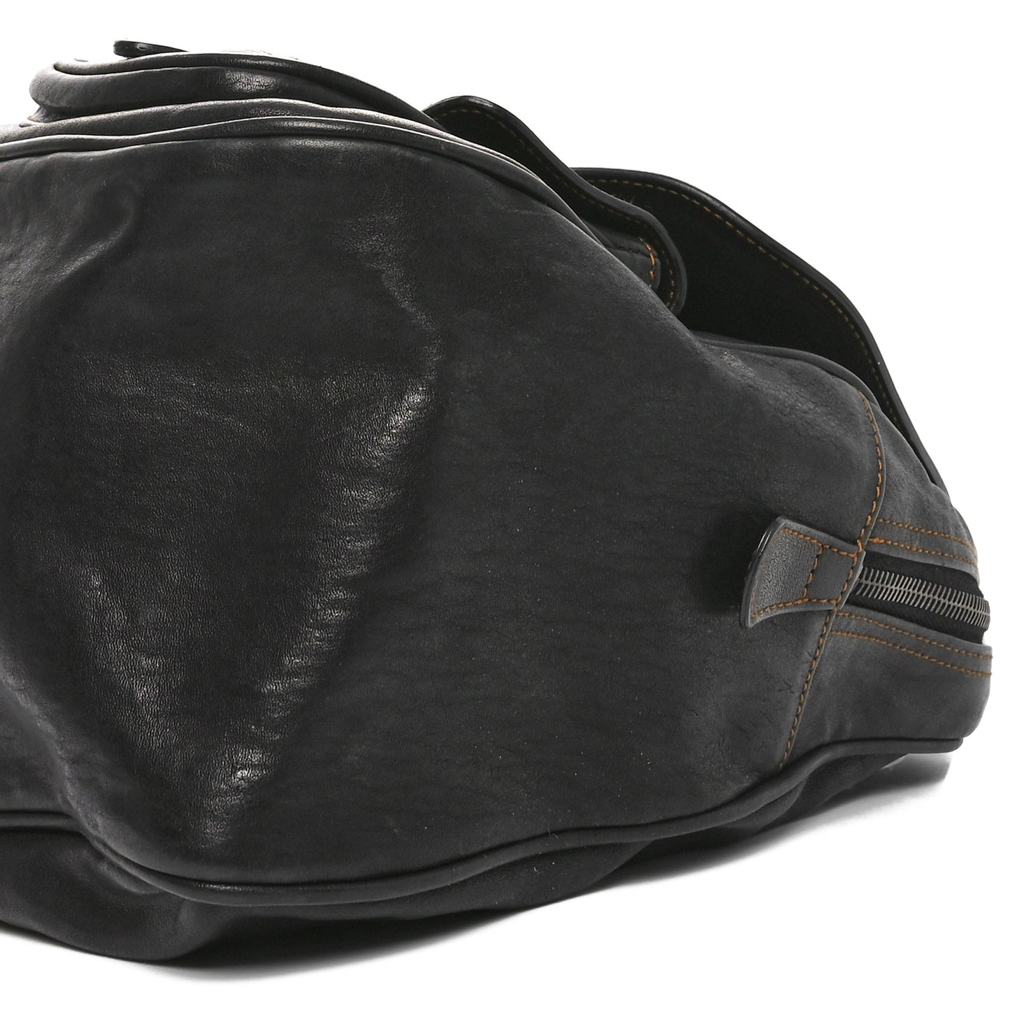 Calfskin Large Gaucho Double Saddle Bag Brown