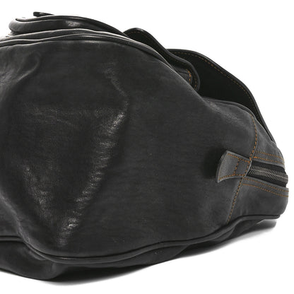 Christian Dior Calfskin Large Gaucho Double Saddle Bag Brown 10 of 10