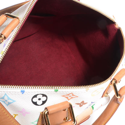 Louis Vuitton Monogram Multicolor Speedy 30 White 5 of 7