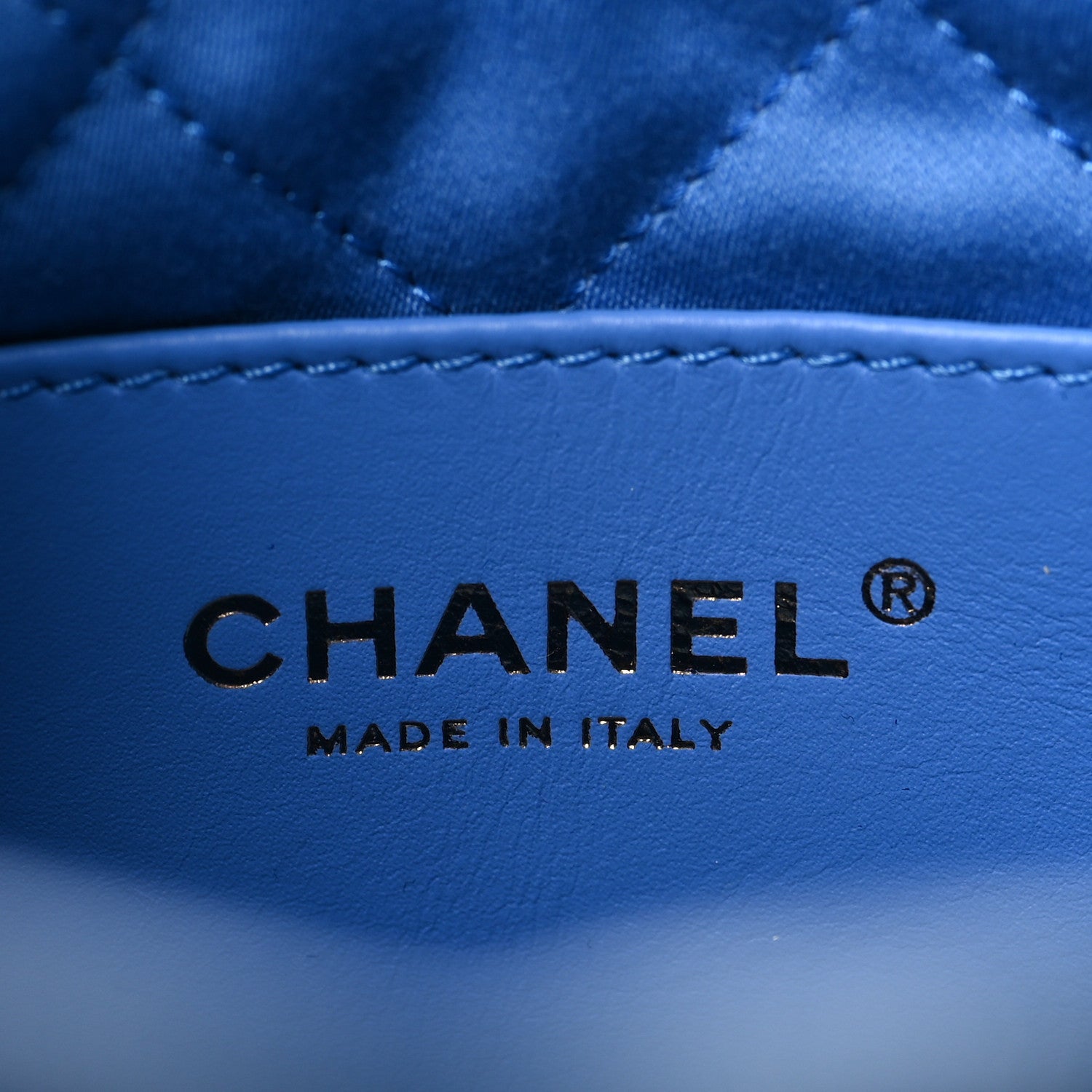 Chanel Shiny Calfskin Quilted Mini Chanel 22 Blue 6 of 11
