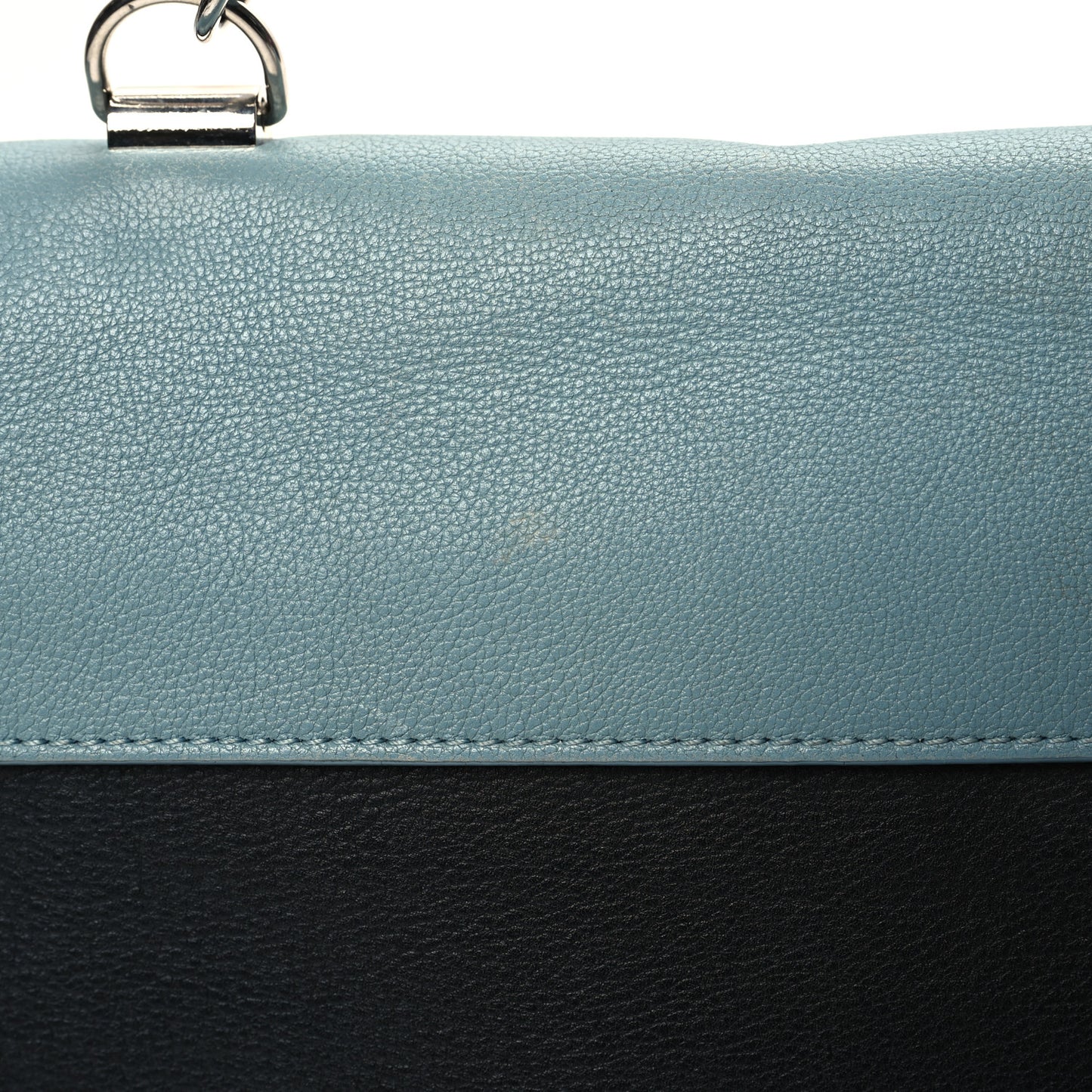 Soft Calfskin Lockme II Top Handle Sky