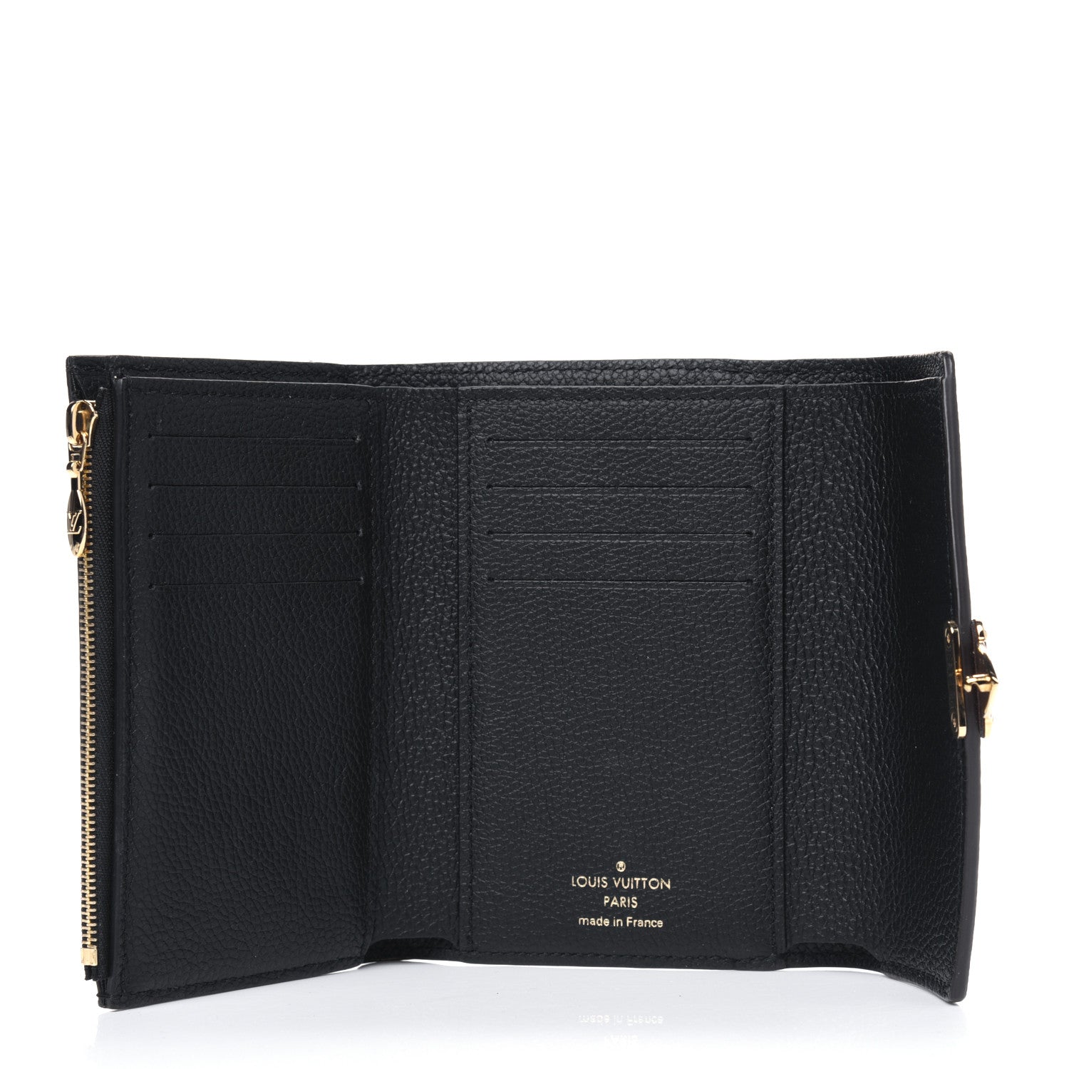 Louis Vuitton Monogram Pallas Compact Wallet NM Black 4 of 6