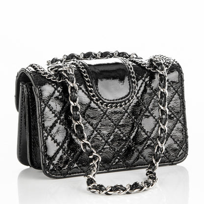 Chanel Patent Mini Madison Flap Black 3 of 6