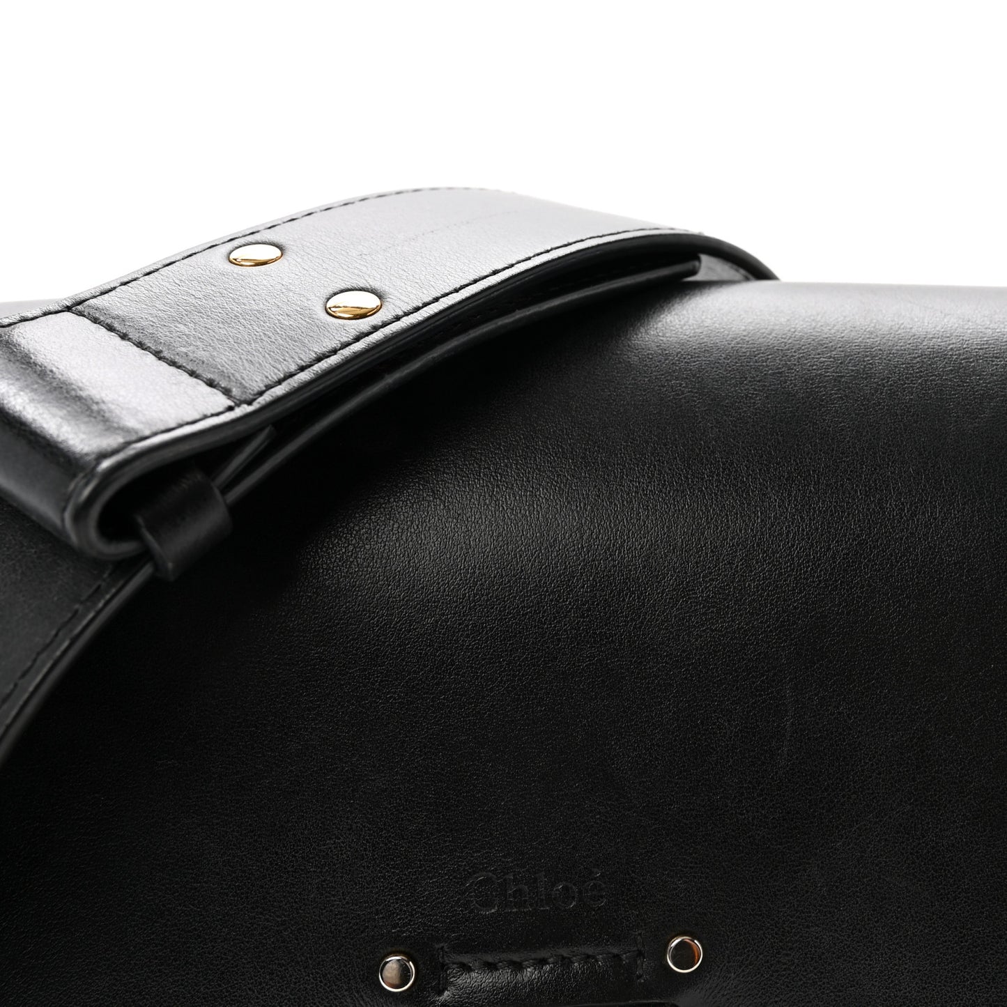 Calfskin Suede Large Tess Bag Black