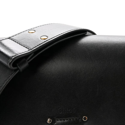 Chloe Calfskin Suede Large Tess Bag Black 7 of 9
