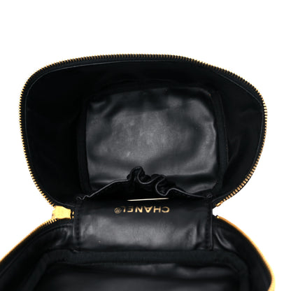 Chanel Lambskin Vanity Cosmetic Case Black 11 of 17