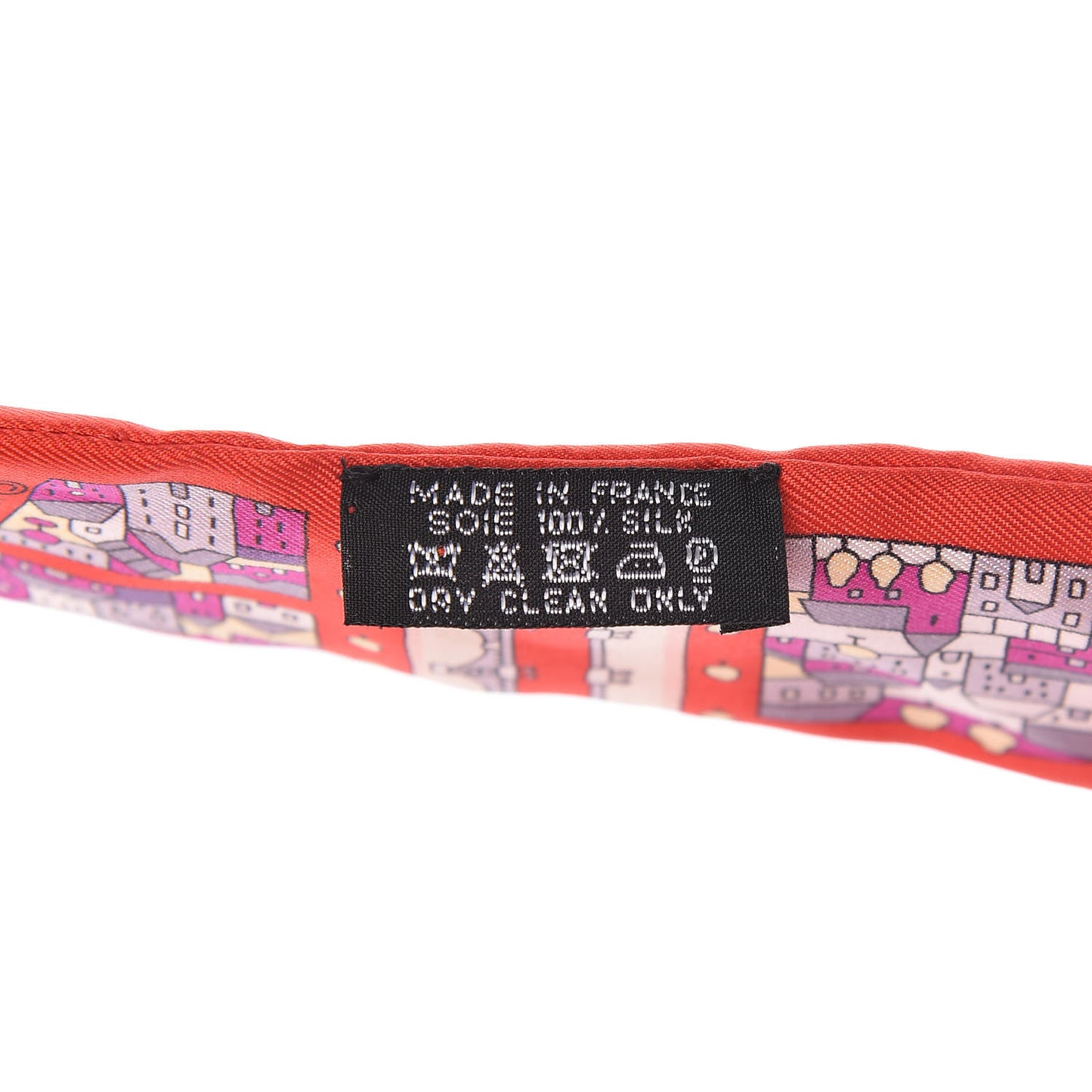 Silk Rive Droite Rive Gauche Twilly Rouge Fuchsia Gris