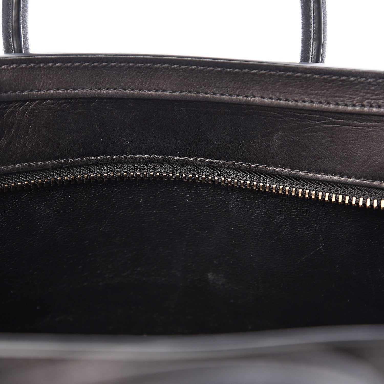 Celine Satin Calfskin Nano Tri-Color Luggage Dark Grey 7 of 10