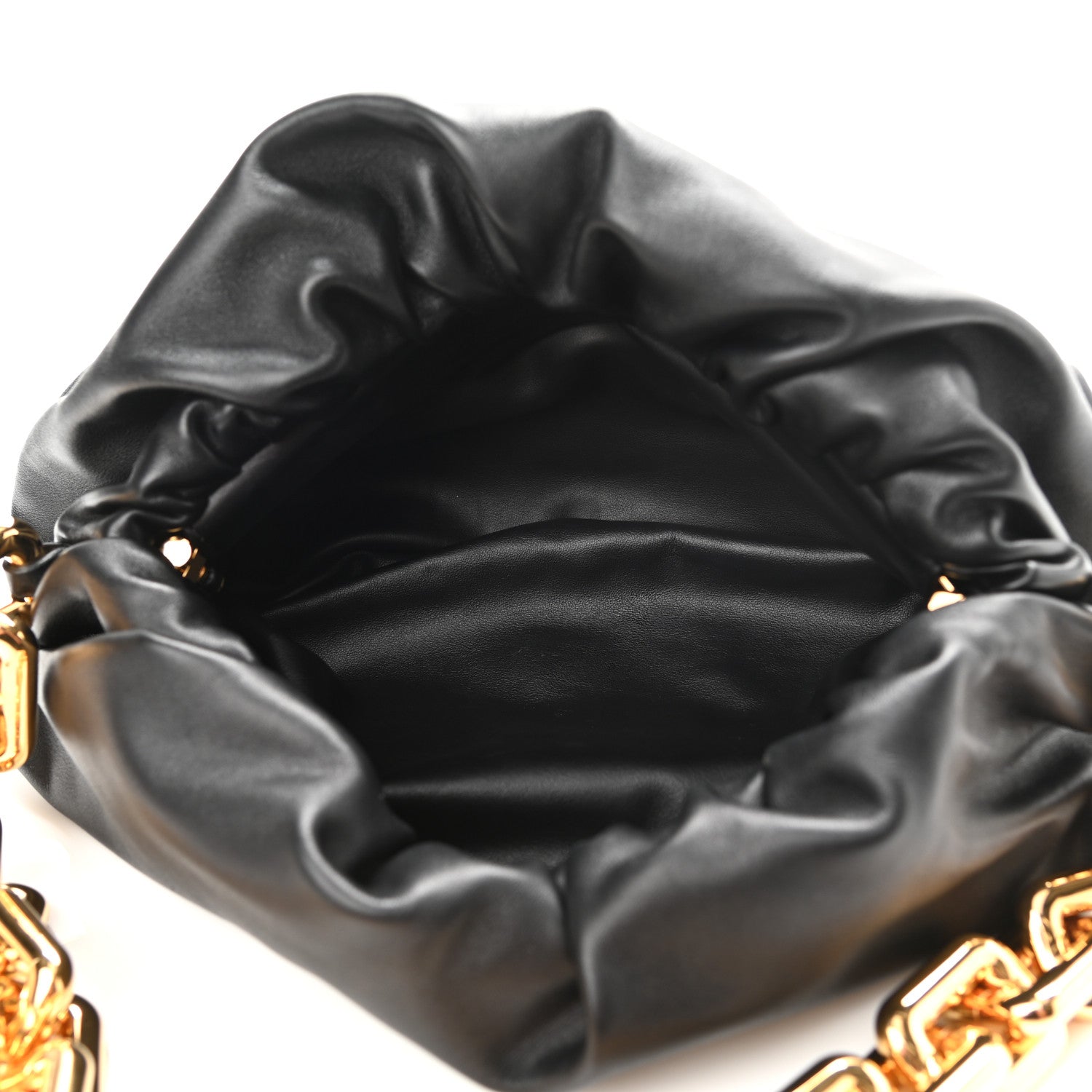 Bottega Veneta Calfskin The Pouch Chain Black 5 of 10