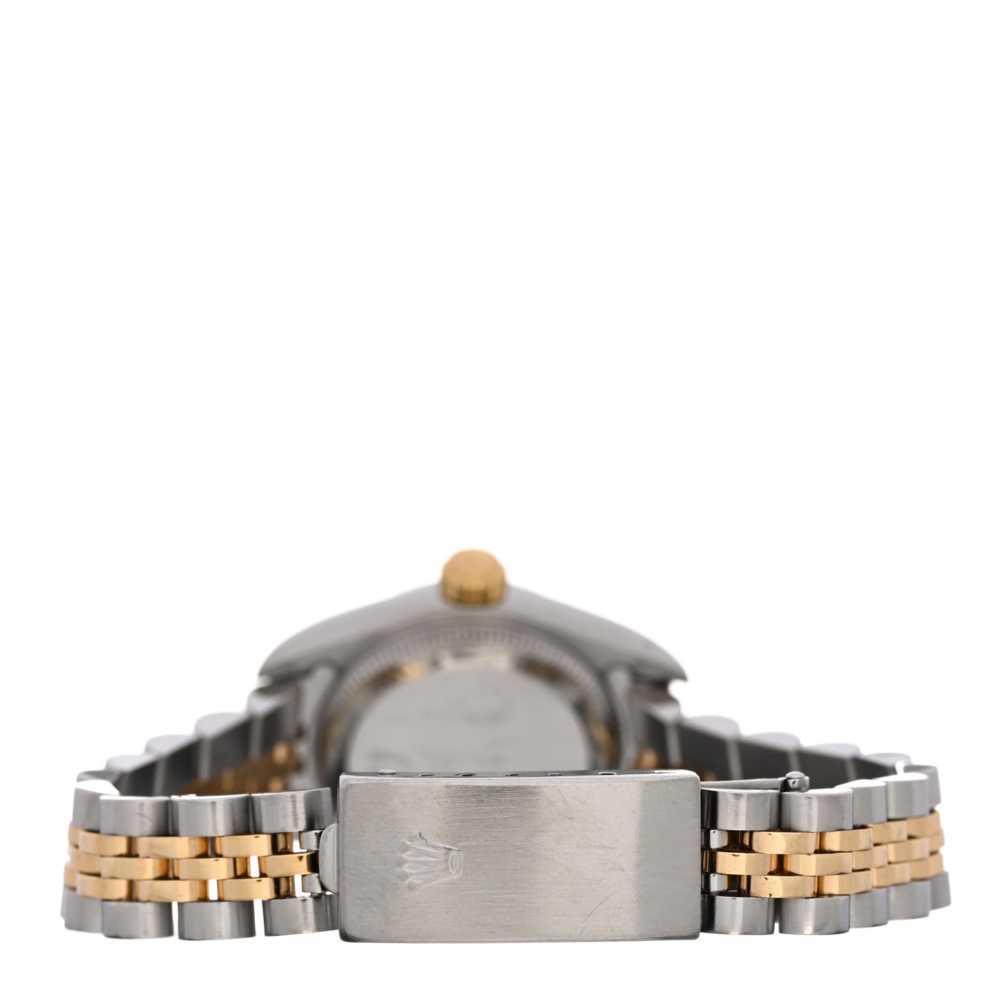 Stainless Steel 18K Yellow Gold Diamond 26mm Oyster Perpetual Datejust Watch Black 67193