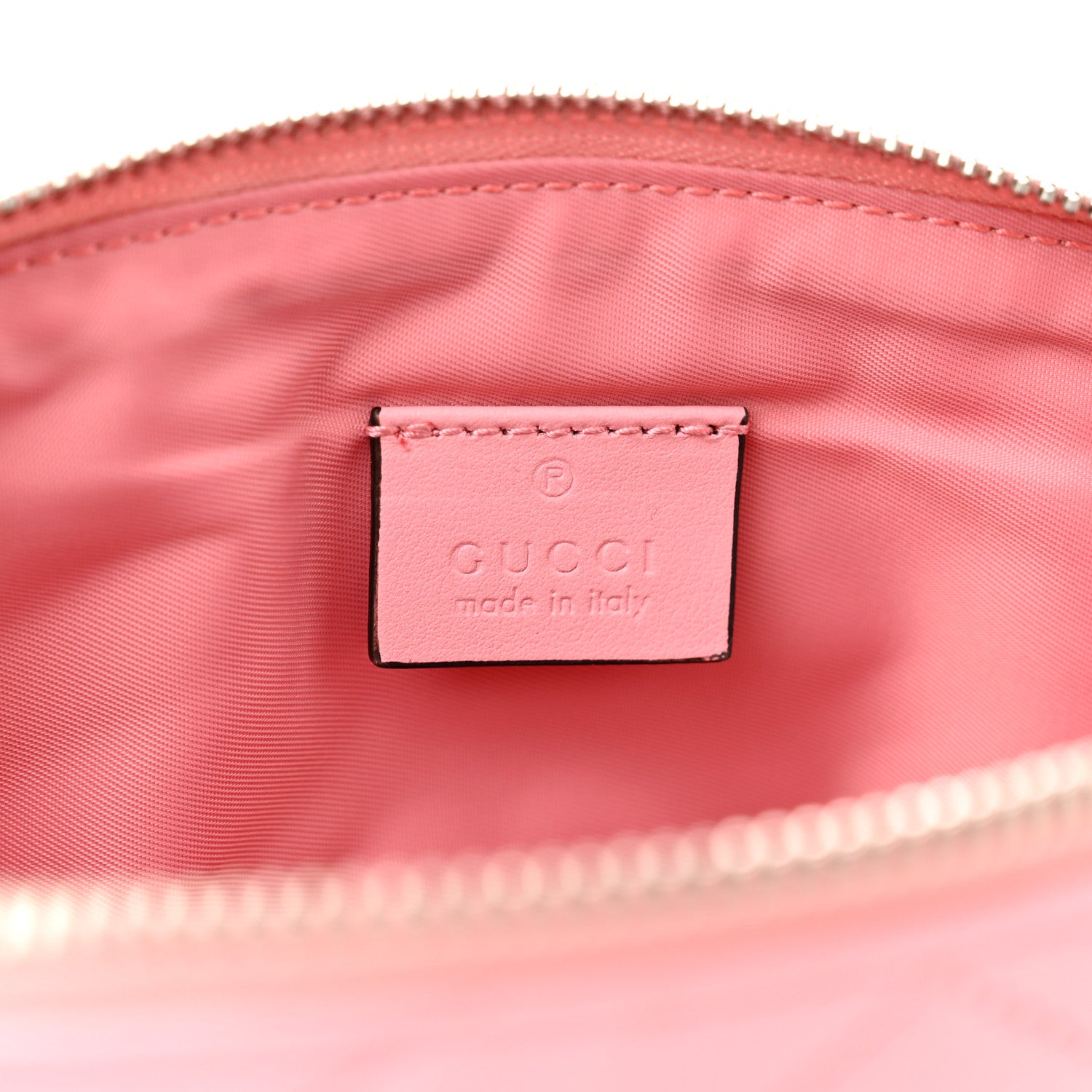 Gucci Calfskin Matelasse Large GG Marmont Pouch Cosmetic Case Wild Rose 6 of 8