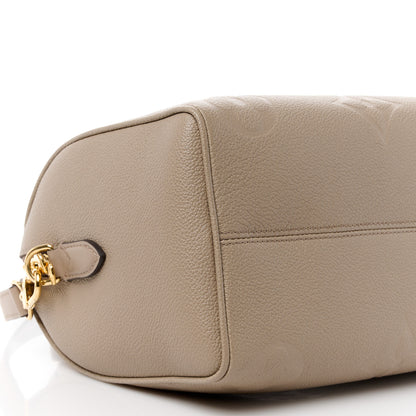 Louis Vuitton Empreinte Monogram Giant Speedy Bandouliere 25 Tourterelle 10 of 12