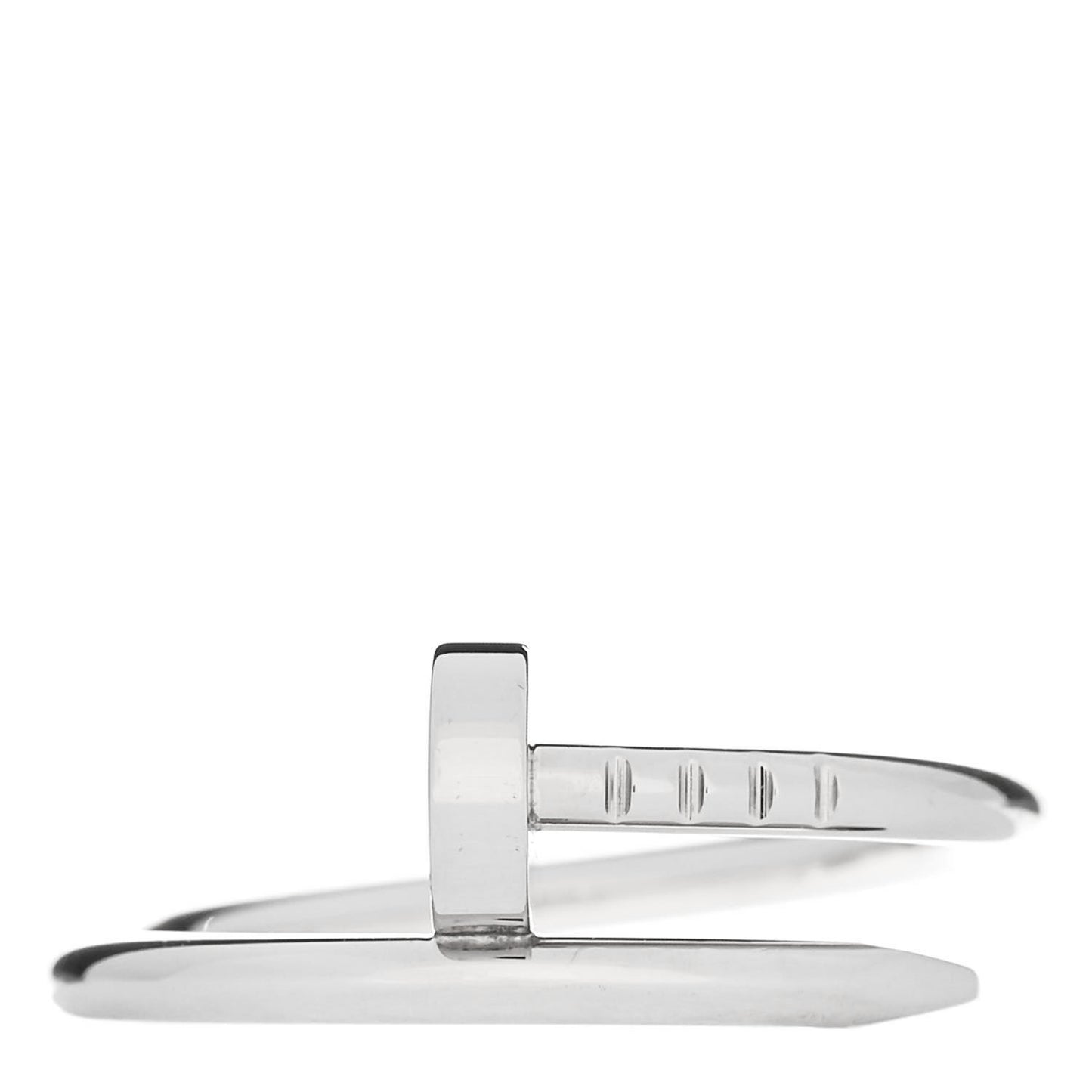 18K White Gold Small Juste Un Clou Ring 52 6