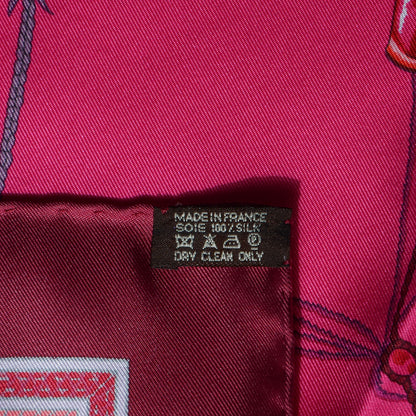 Hermes Silk Cuirs Du Desert Scarf 90 5 of 5