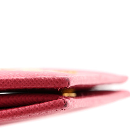 Prada Saffiano Card Holder Peonia 7 of 9
