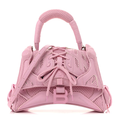 Balenciaga Faux Calfskin Fabric Small Sneakerhead Top Handle Bag Pink 1 of 14