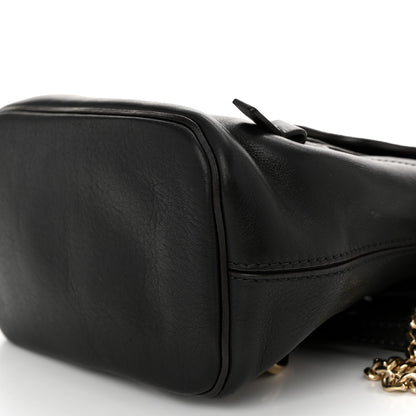 Chloe Suede Calfskin Mini Faye Backpack Black 9 of 11