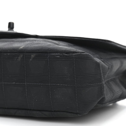 Chanel Nylon Medium Travel Flap Black 6 of 15