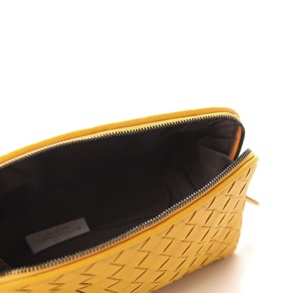 Bottega Veneta Nappa Intrecciato Cosmetic Pouch Sapphire 5 of 8