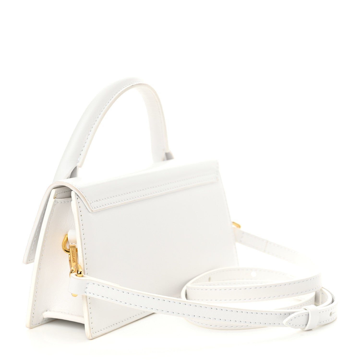 Jacquemus Smooth Calfskin Le Chiquito Long White 3 of 15