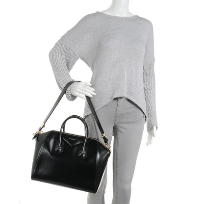 Givenchy Shiny Lord Calfskin Medium Antigona Black 2 of 11