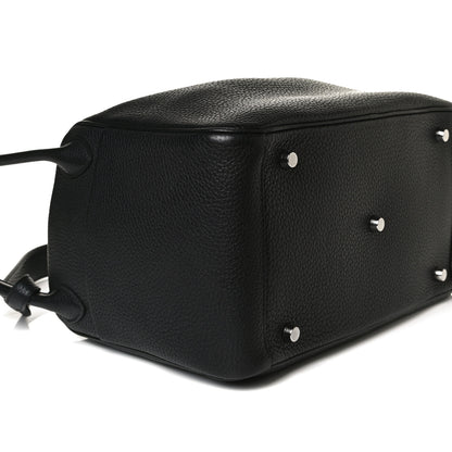 Hermes Taurillon Clemence Lindy 30 Black 8 of 15