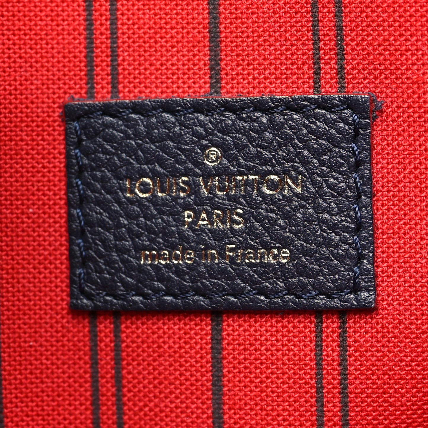 Empreinte Pochette Metis Marine Rouge