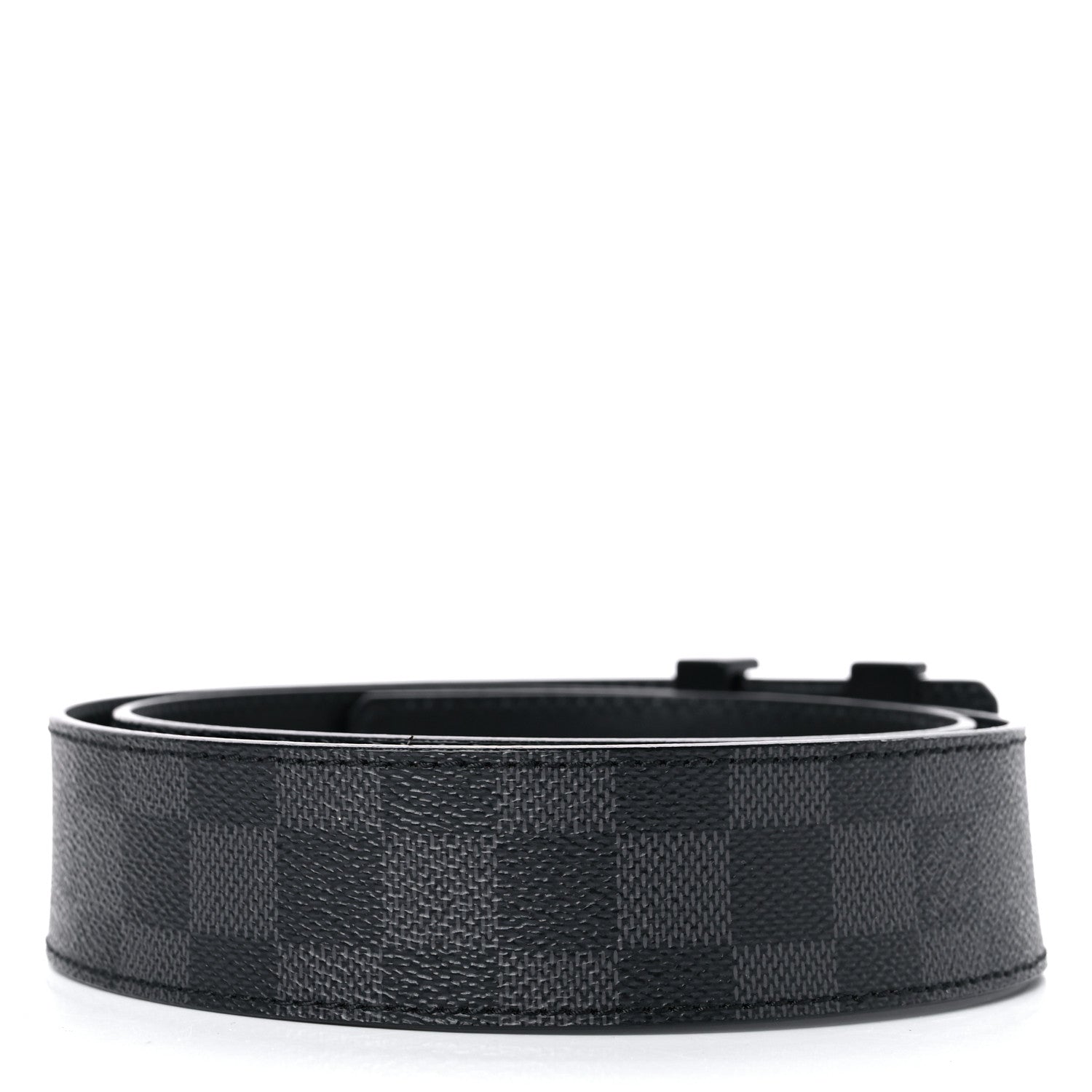 Louis Vuitton Damier Graphite 40mm LV Initiales Belt 90/36 2 of 5