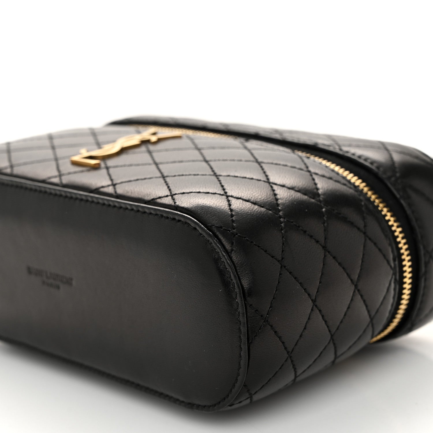 Saint Laurent Lambskin Quilted Mini Gaby Vanity Case Black 9 of 9