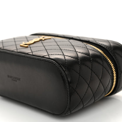 Saint Laurent Lambskin Quilted Mini Gaby Vanity Case Black 9 of 9