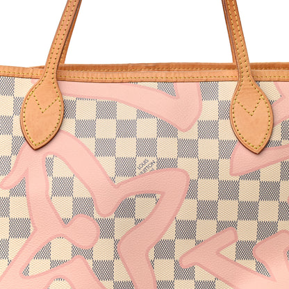 Louis Vuitton Damier Azur Tahitienne Neverfull MM 11 of 11